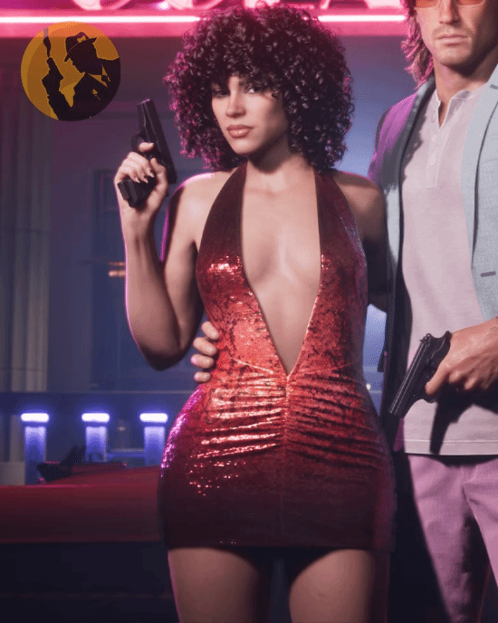 《GTA6》女主深V裙原型曝光 致敬经典电影
