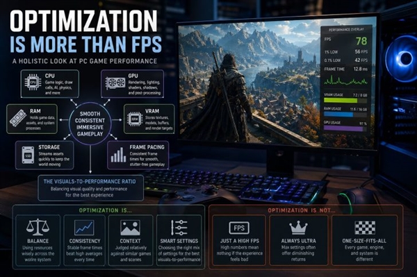 别信FPS!PC游戏优化真相大揭秘:拒绝无脑全高 游戏稳定才是王道