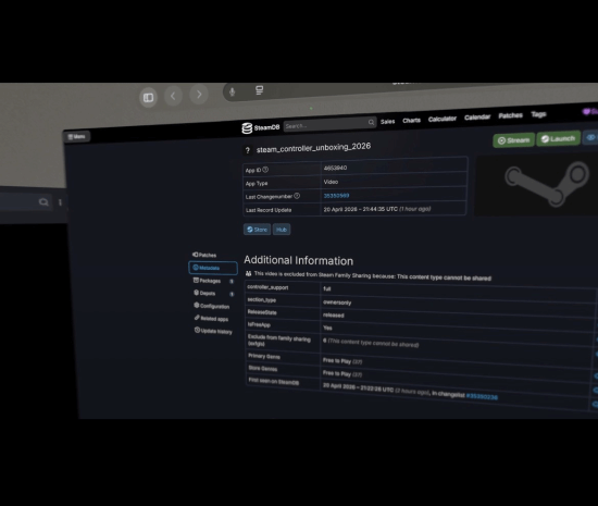 新版Steam手柄即将登场！V社已上传加密视频 