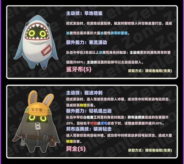 绝区零哪个兔子角色最强 绝区零邦布抽卡推荐2024