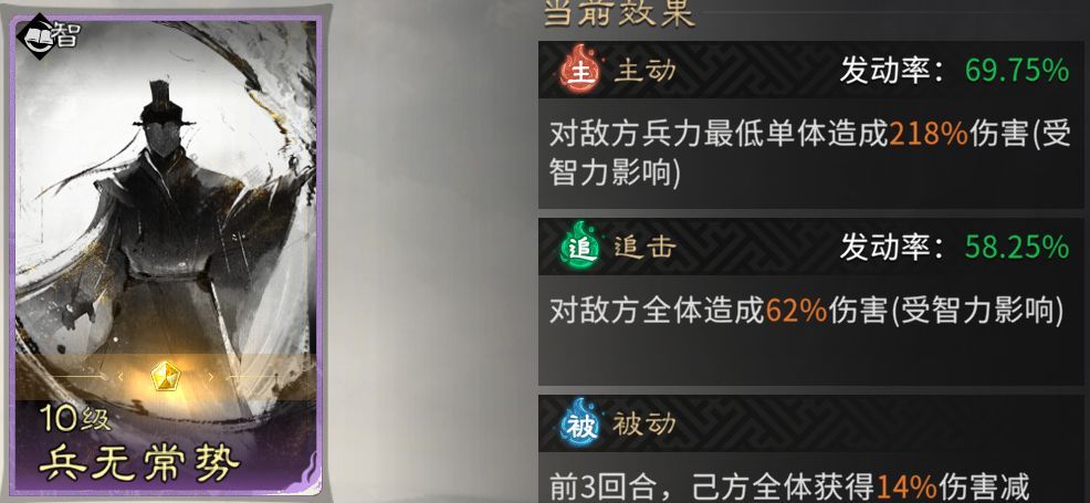 《三国:天下归心》追击灼烧队阵容推荐