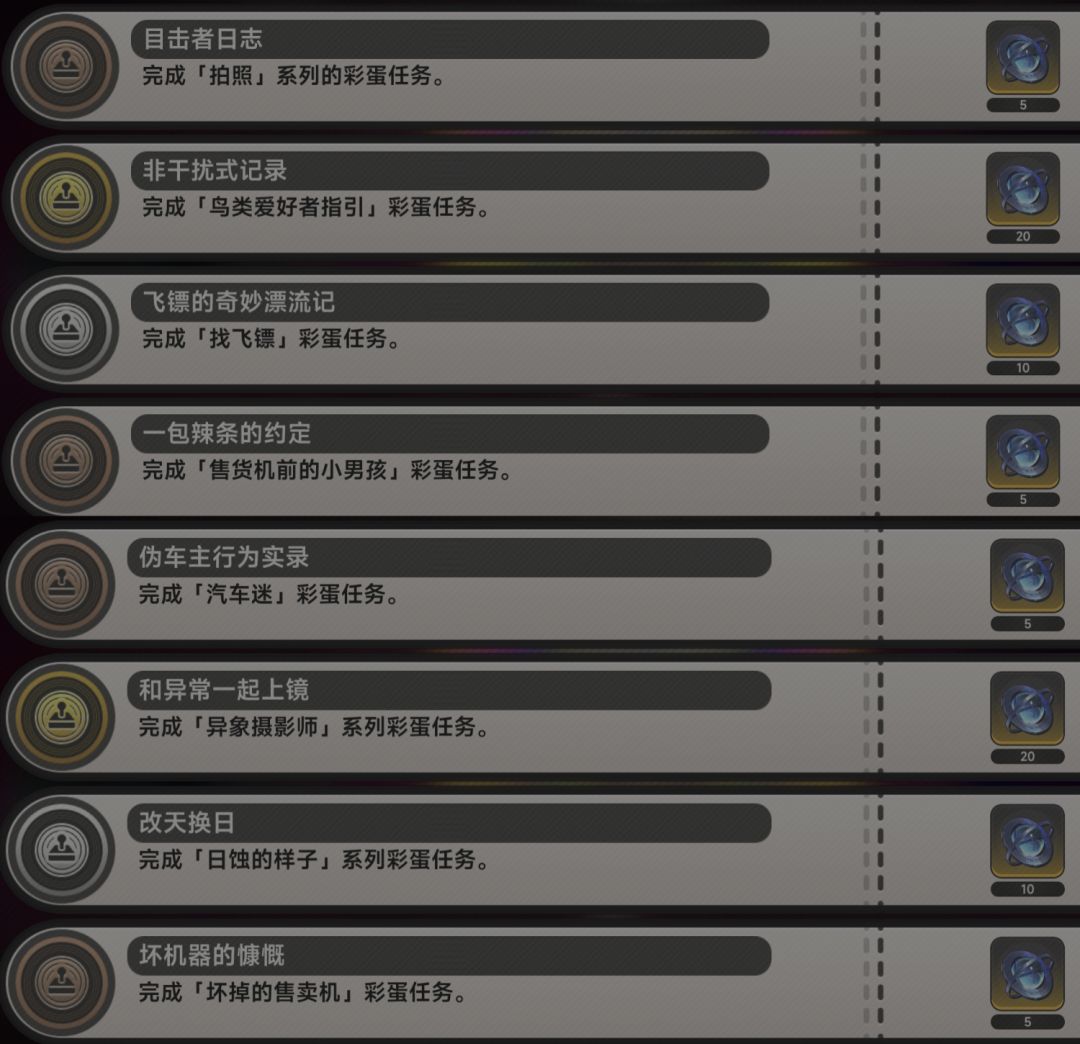 异环隐藏成就最速达成攻略
