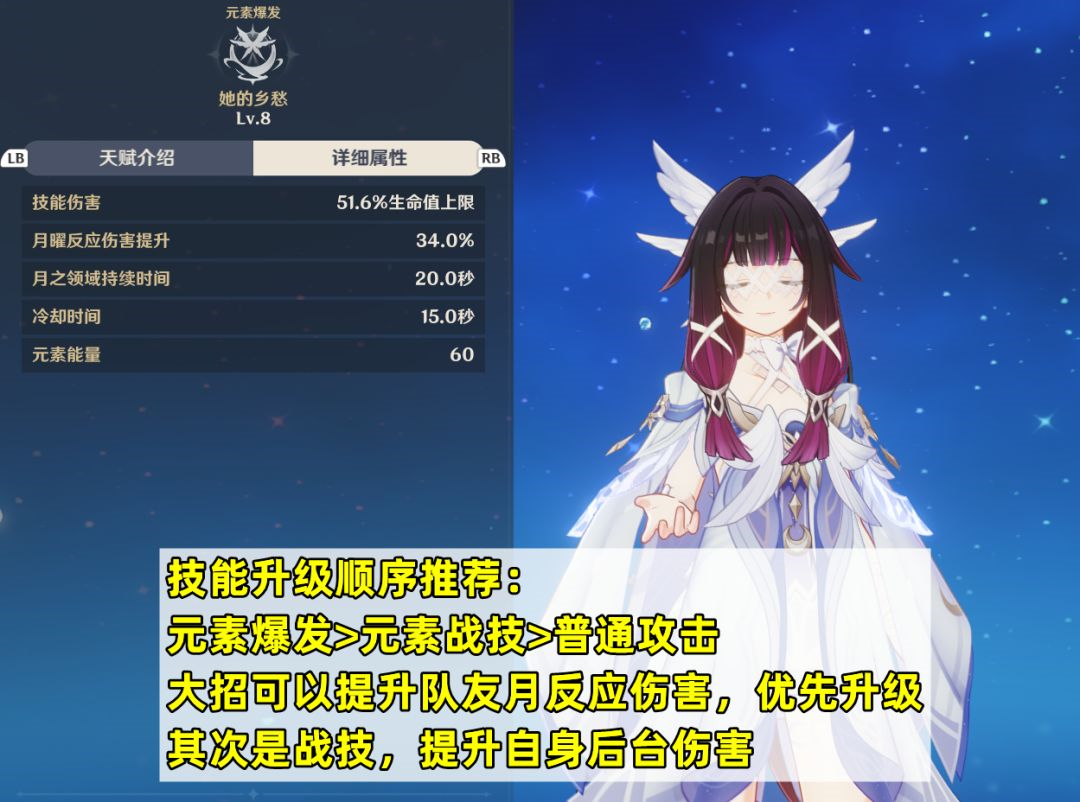 月反应核心!《原神》少女哥伦比娅角色技能武器配队全攻略