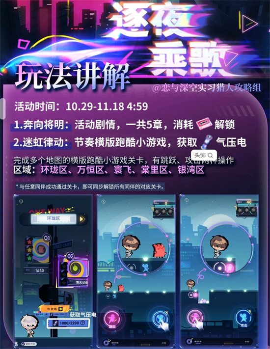恋与深空舞台卡逐夜乘歌活动全面指南