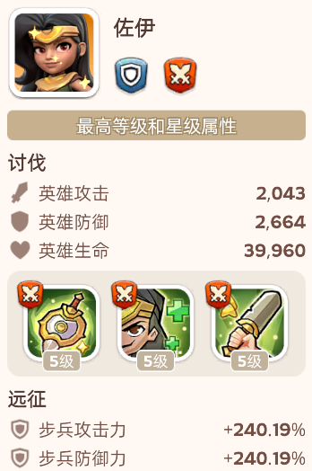 奔奔王国二代英雄佐伊加点及培养建议