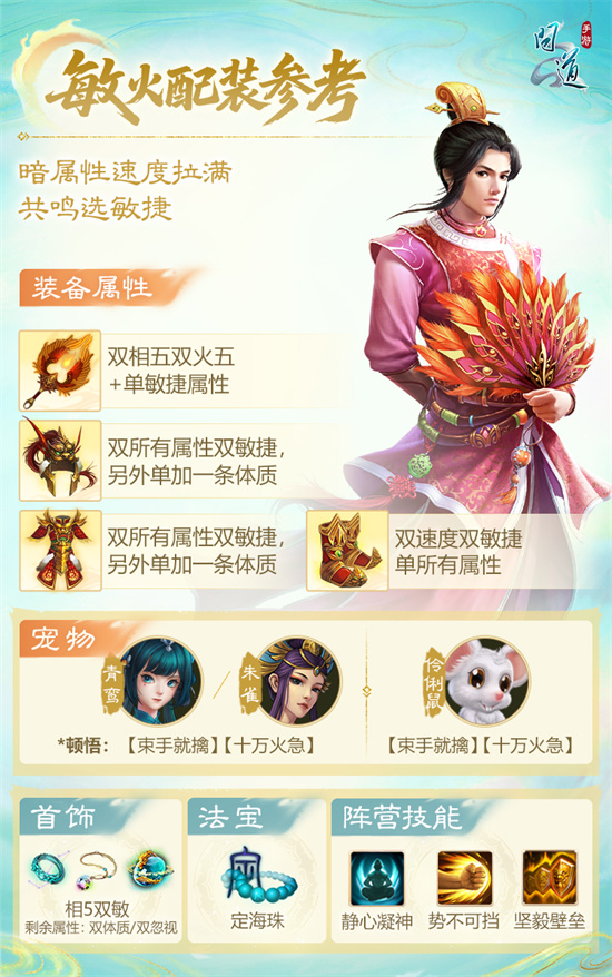 问道手游全民争霸赛最强阵容配装推荐